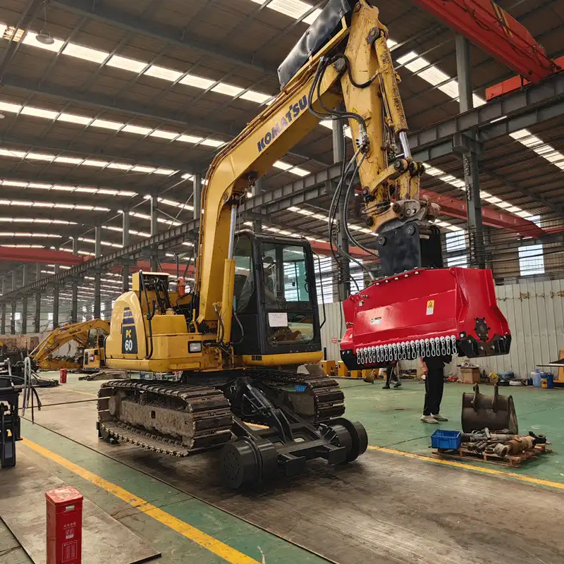 What size mini excavator do I need to run a brush cutter?